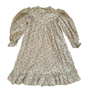 Claudine Green Floral Percher Dress